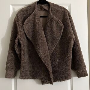 NWOT Express oversized Sherpa cardigan / jacket